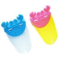 ICEBLUEOR 2 unidades extensor de grifo- extensor de fregadero lavado a mano para niños pequeños y niños seguros…